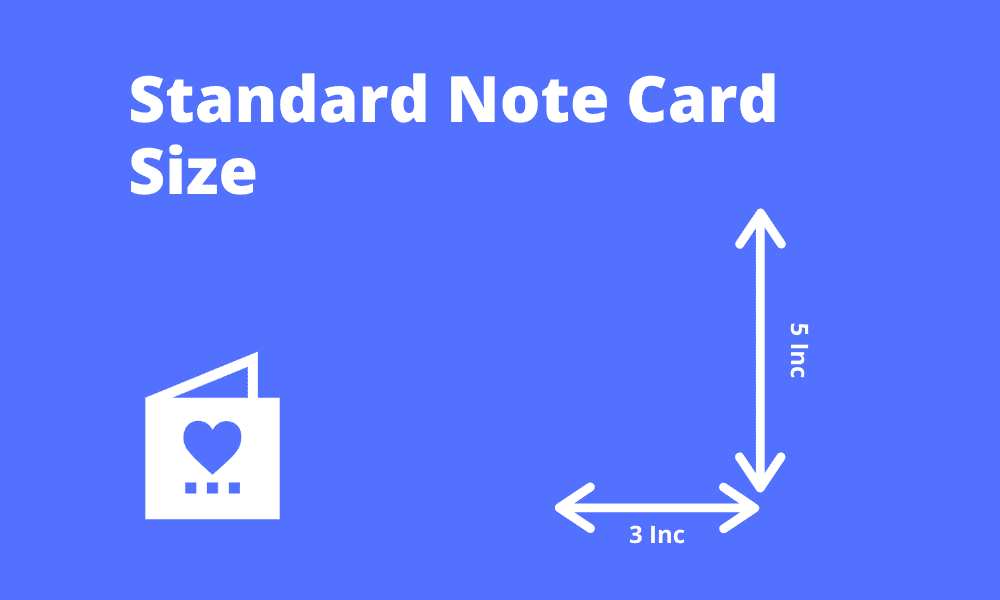 Standard Note Card Size